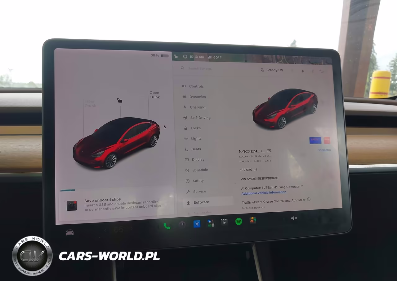 2019 Tesla Model 3 Long Range-Performance VIN:5YJ3E1EB3KF389610 - 7