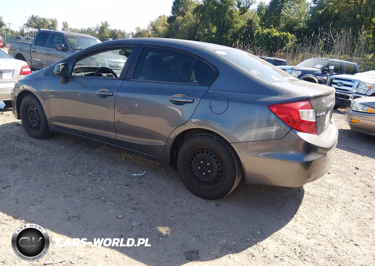 2012 Honda Civic Lx VIN:19XFB2F57CE303002 - 3