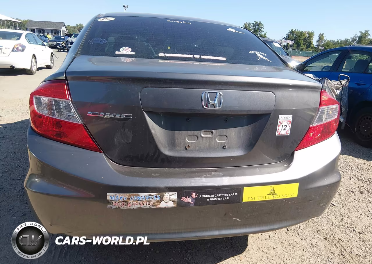 2012 Honda Civic Lx VIN:19XFB2F57CE303002 - 6