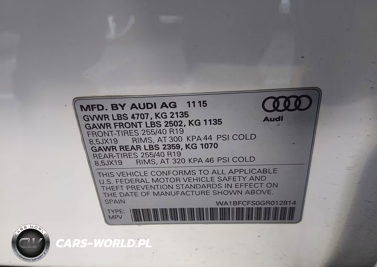2016 Audi Q3 2.0T Premium Plus VIN:WA1BFCFS0GR012814 - 9