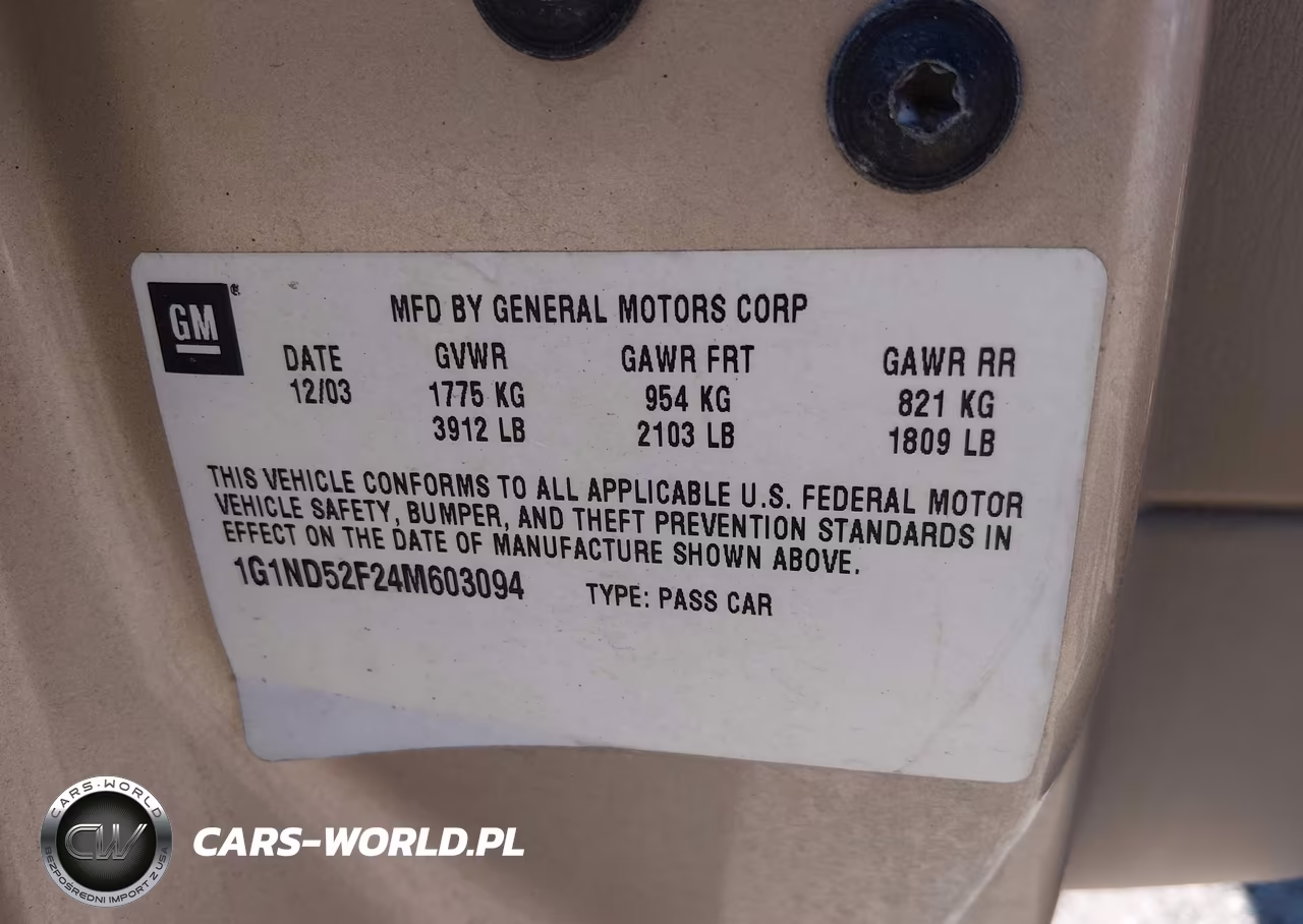 2004 Chevrolet Classic VIN:1G1ND52F24M603094 - 9