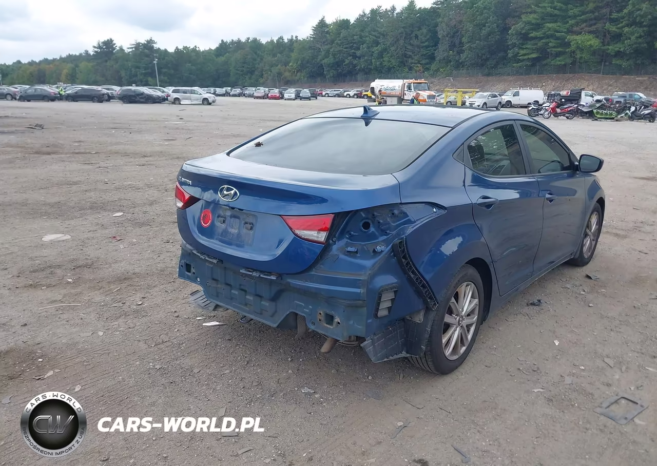 2016 Hyundai Elantra Se VIN:KMHDH4AE3GU518291 - 4