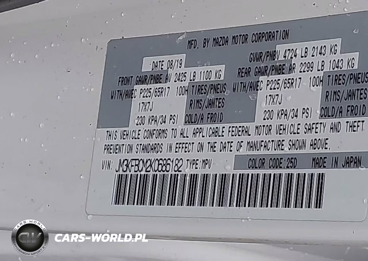 2019 Mazda Cx-5 Touring VIN:JM3KFBCM2K0686182 - 9