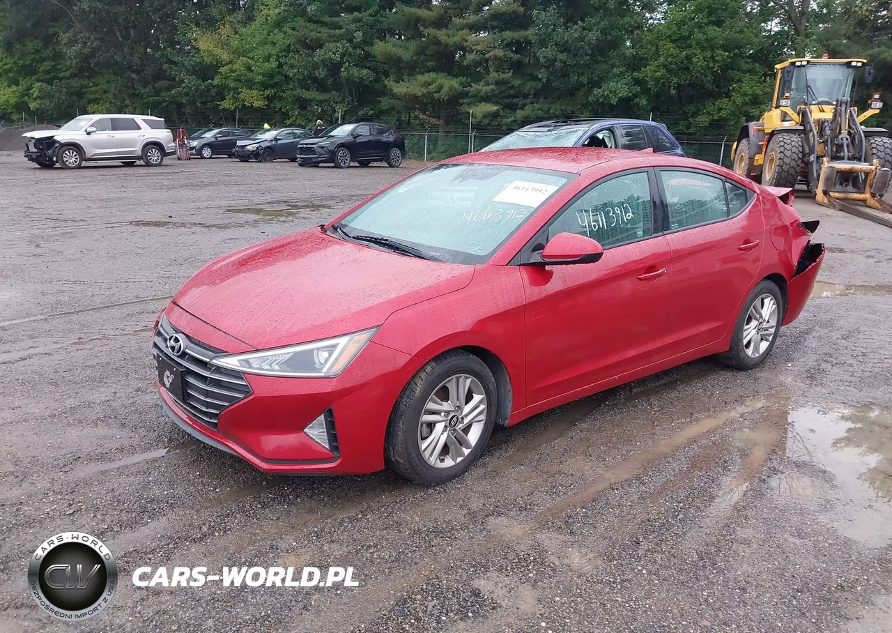 2019 Hyundai Elantra Sel VIN:5NPD84LFXKH453808 - 2