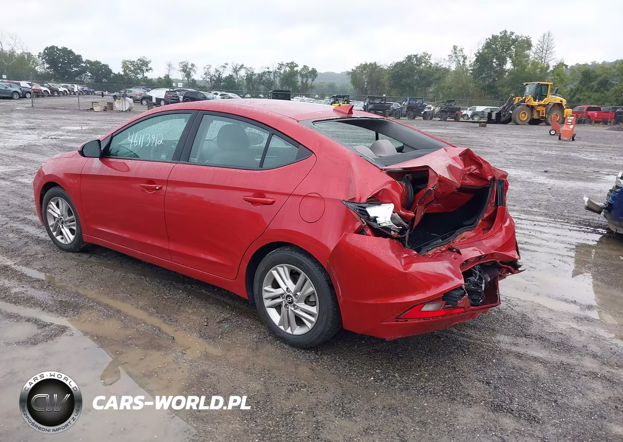 2019 Hyundai Elantra Sel VIN:5NPD84LFXKH453808 - 3