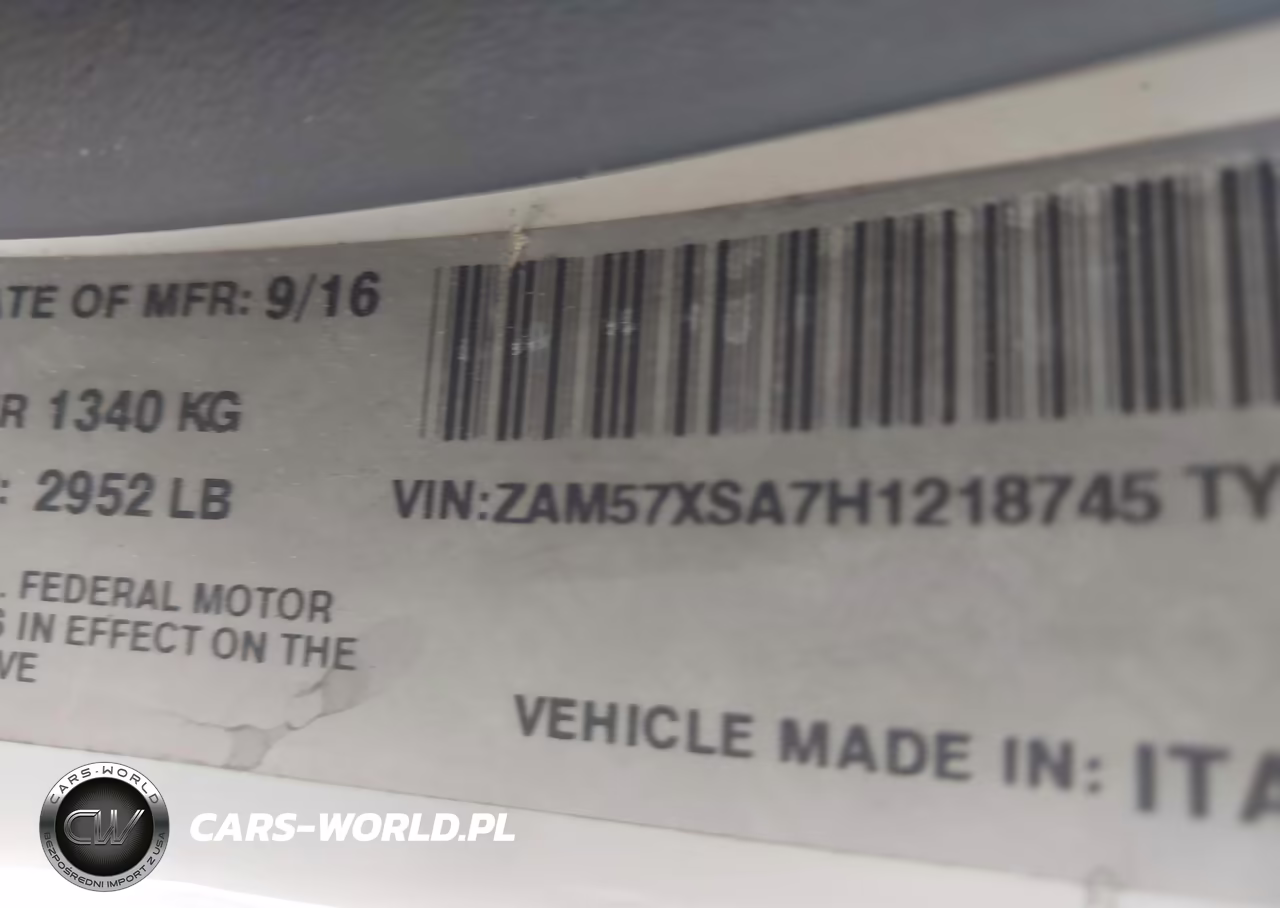 2017 Maserati Ghibli VIN:ZAM57XSA7H1218745 - 9