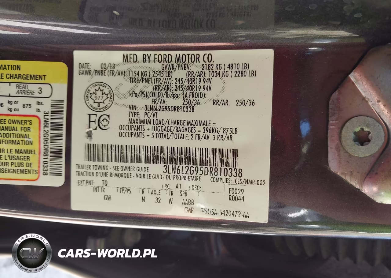 2013 Lincoln Mkz VIN:3LN6L2G95DR810338 - 9