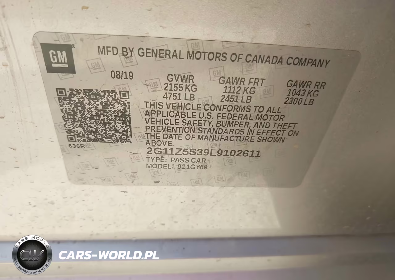2020 Chevrolet Impala Fwd Lt VIN:2G11Z5S39L9102611 - 9