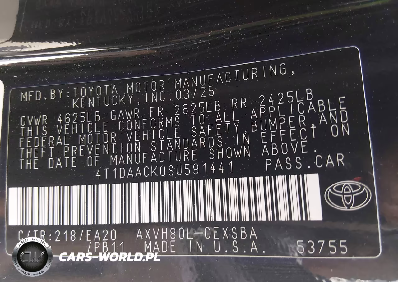 2025 Toyota Camry Se VIN:4T1DAACK0SU591441 - 9