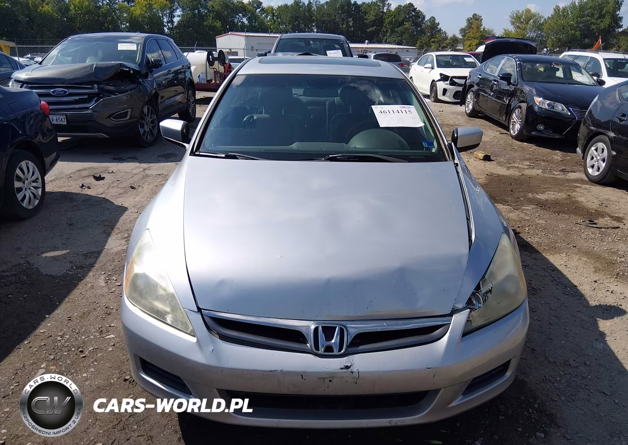 2007 Honda Accord 3.0 Ex VIN:1HGCM66897A054811 - 12