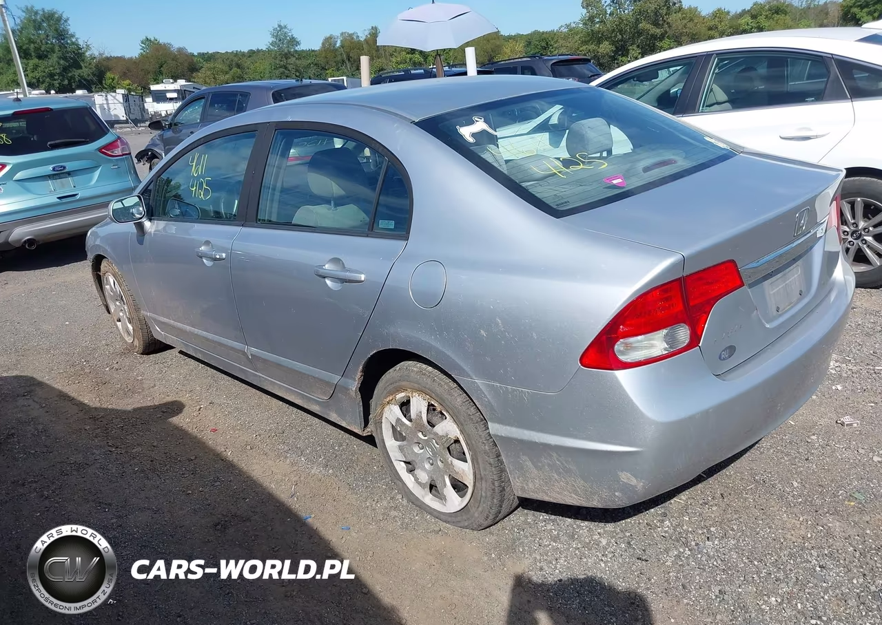 2009 Honda Civic Lx VIN:19XFA16539E026502 - 3