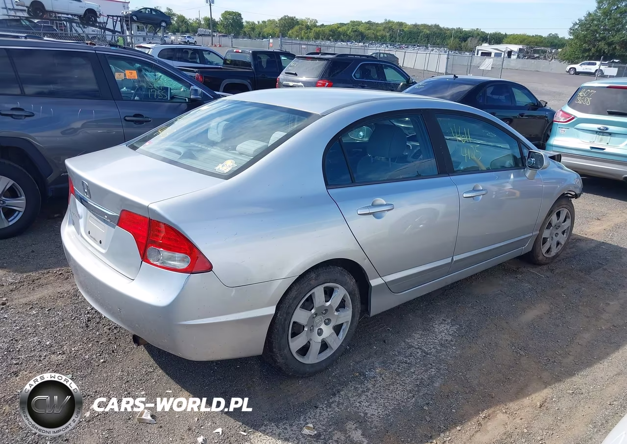 2009 Honda Civic Lx VIN:19XFA16539E026502 - 4