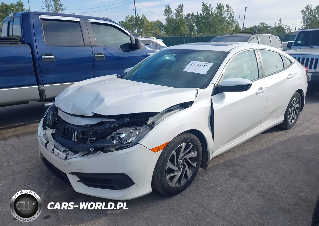 2017 Honda Civic Ex VIN:19XFC2F77HE078456 - 2
