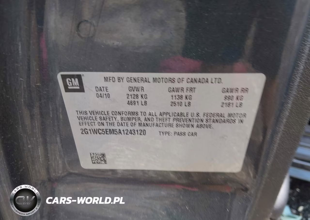 2010 Chevrolet Impala Ltz VIN:2G1WC5EM5A1243120 - 9