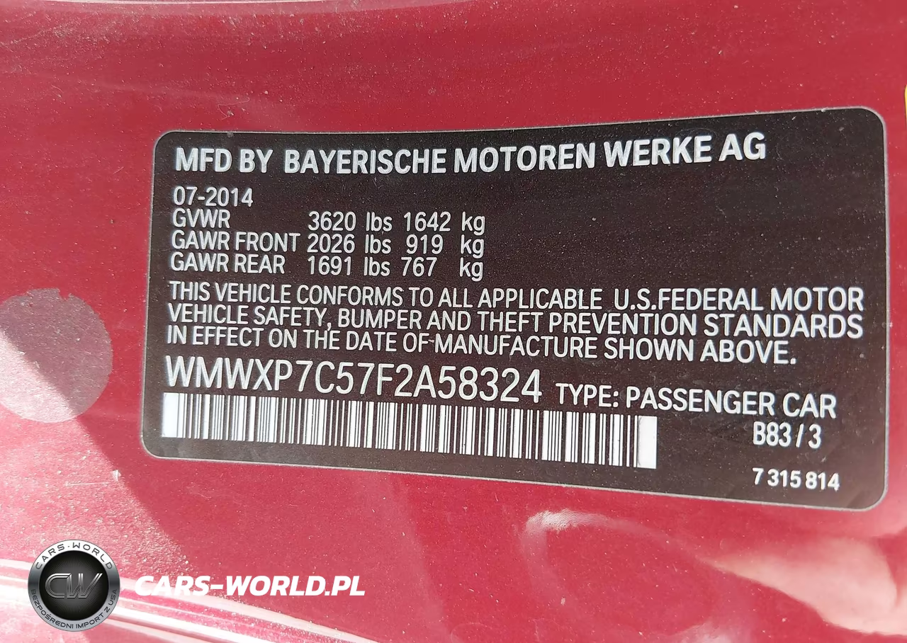 2015 Mini Hardtop Cooper S VIN:WMWXP7C57F2A58324 - 9