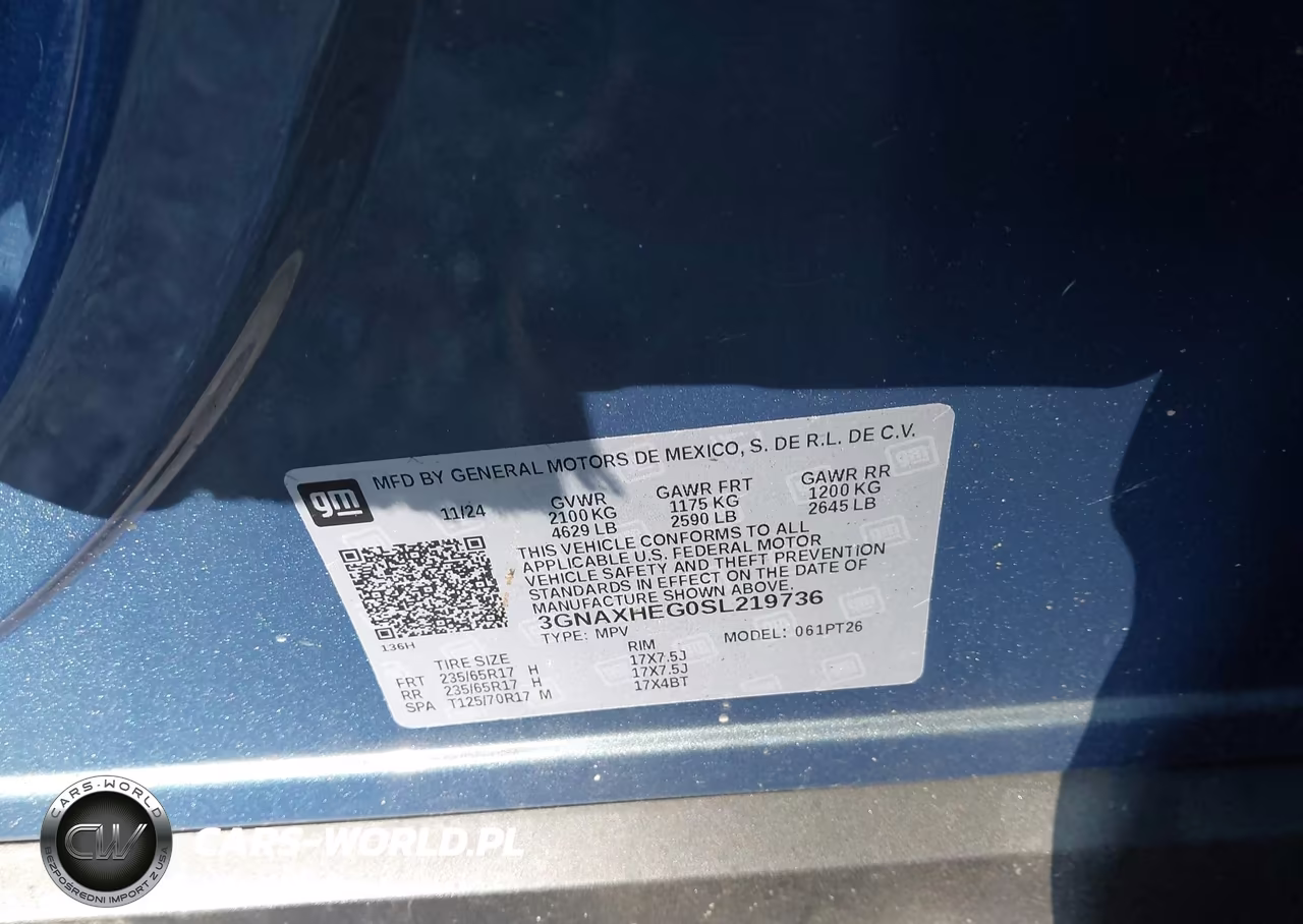 2025 Chevrolet Equinox Fwd Lt VIN:3GNAXHEG0SL219736 - 9