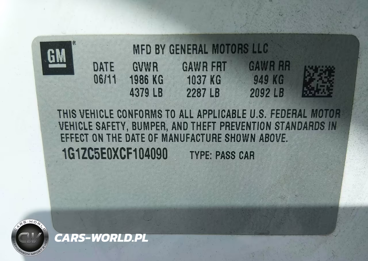 2012 Chevrolet Malibu 1Lt VIN:1G1ZC5E0XCF104090 - 9