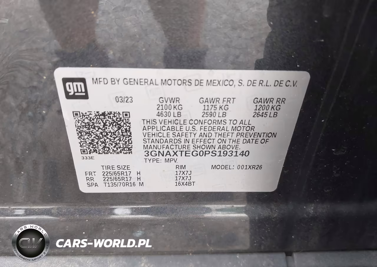 2023 Chevrolet Equinox Awd 2Fl VIN:3GNAXTEG0PS193140 - 9