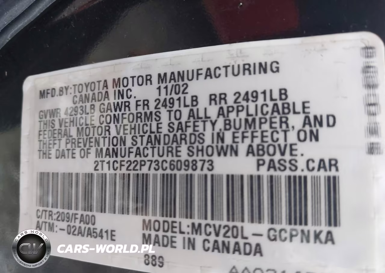 2003 Toyota Camry Solara Se V6 VIN:2T1CF22P73C609873 - 9