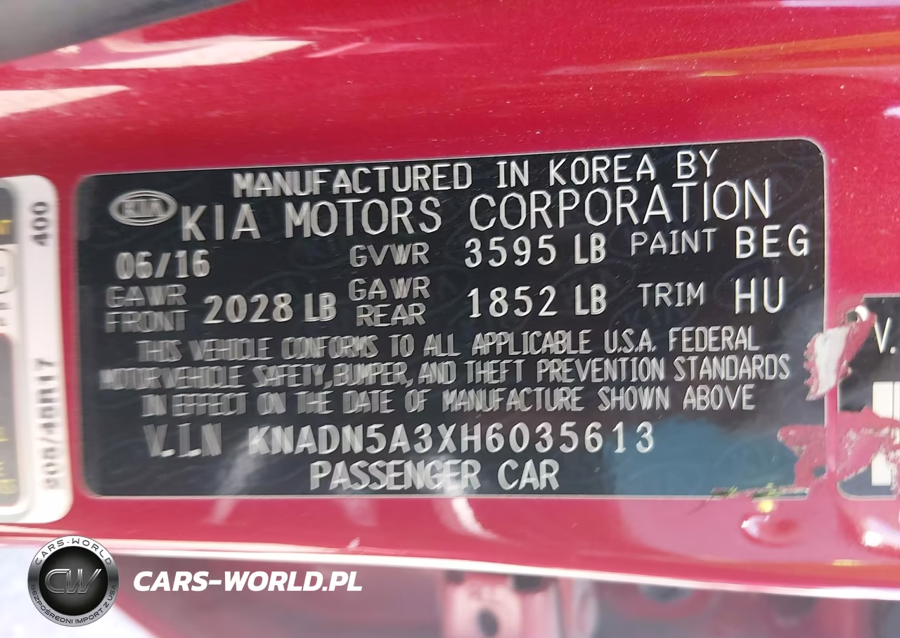 2017 Kia Rio Sx VIN:KNADN5A3XH6035613 - 9