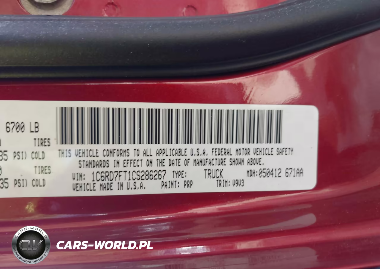 2012 Ram 1500 Express VIN:1C6RD7FT1CS286267 - 9