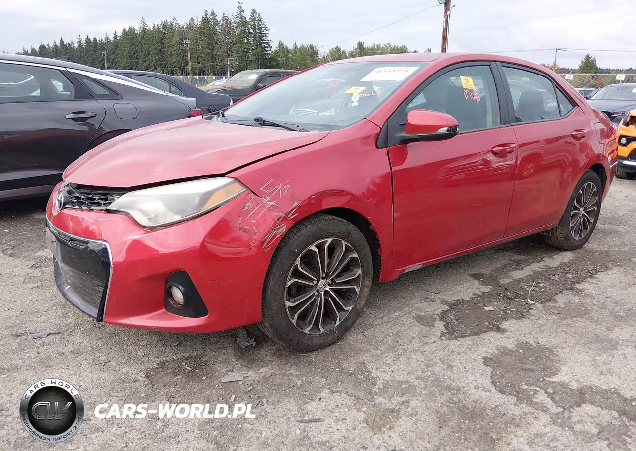 2015 Toyota Corolla S Plus VIN:5YFBURHE8FP230353 - 2