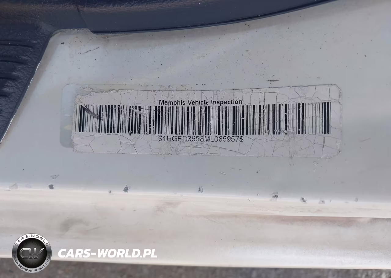 1991 Honda Civic Lx VIN:1HGED3658ML065957 - 9