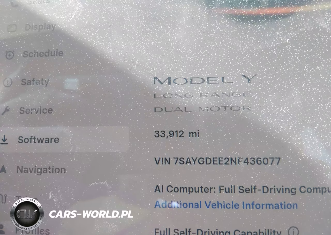 2022 Tesla Model Y Long Range Dual Motor All-Wheel Drive VIN:7SAYGDEE2NF436077 - 14