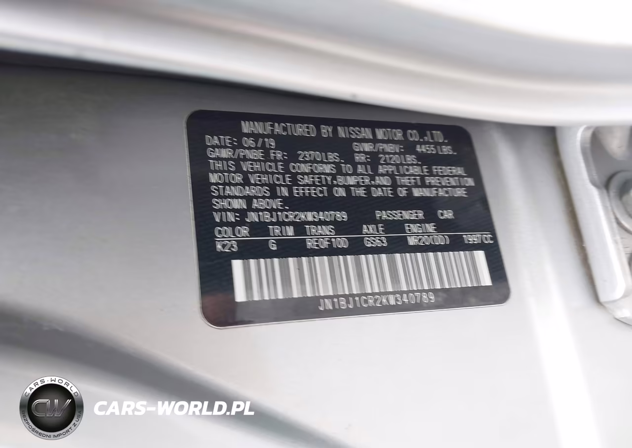 2019 Nissan Rogue Sport S VIN:JN1BJ1CR2KW340789 - 9