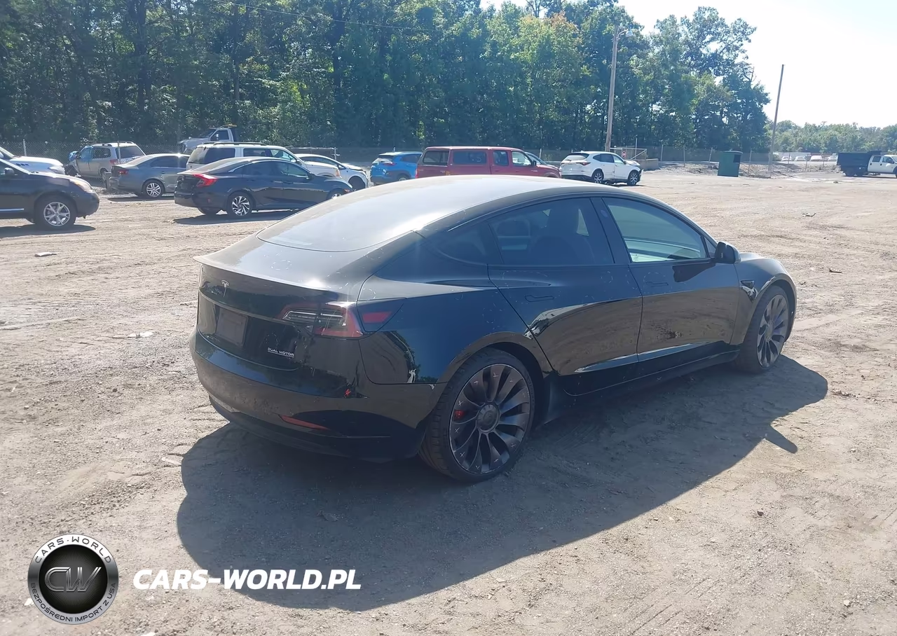 2021 Tesla Model 3 Performance Dual Motor All-Wheel Drive VIN:5YJ3E1ECXMF030167 - 4