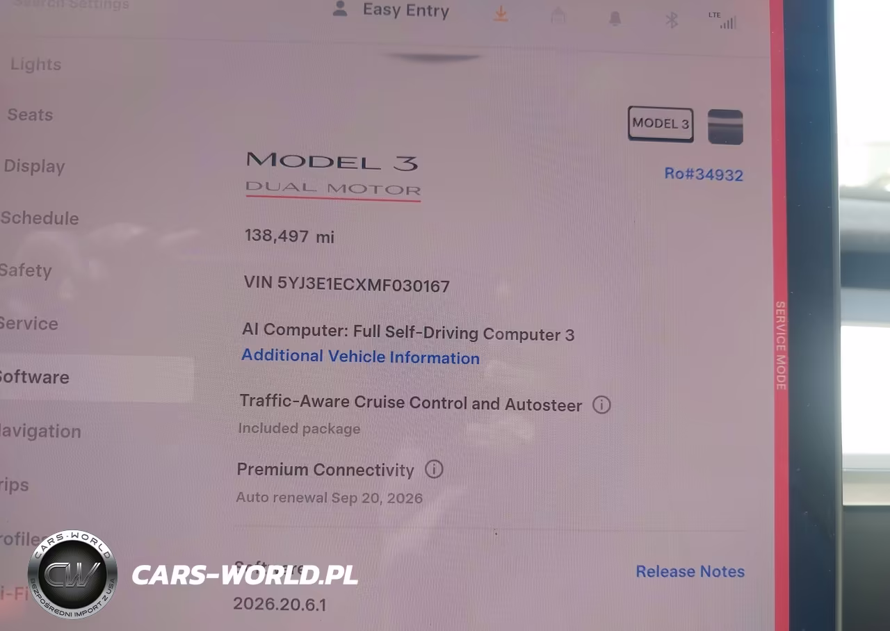 2021 Tesla Model 3 Performance Dual Motor All-Wheel Drive VIN:5YJ3E1ECXMF030167 - 7
