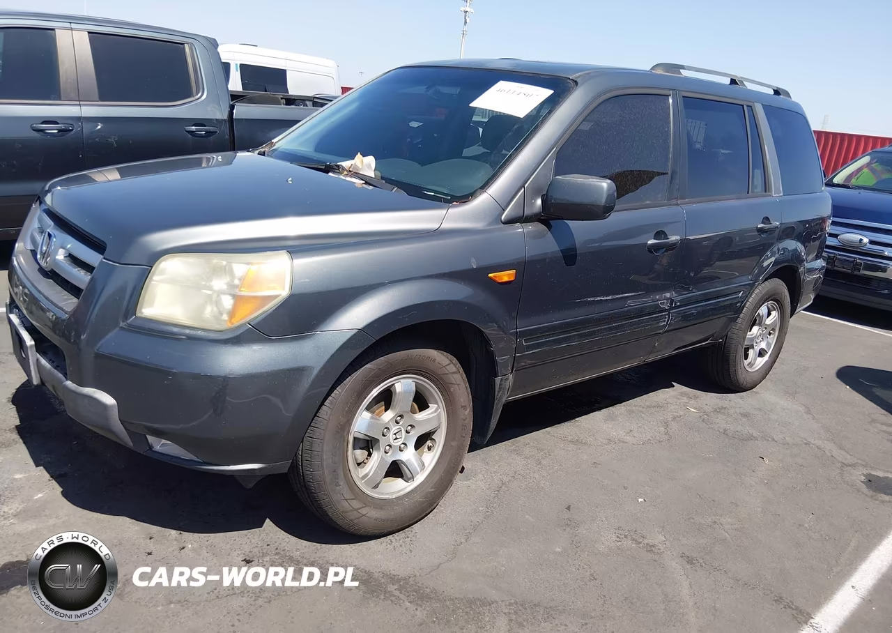 2006 Honda Pilot Ex-L VIN:2HKYF18636H551681 - 2