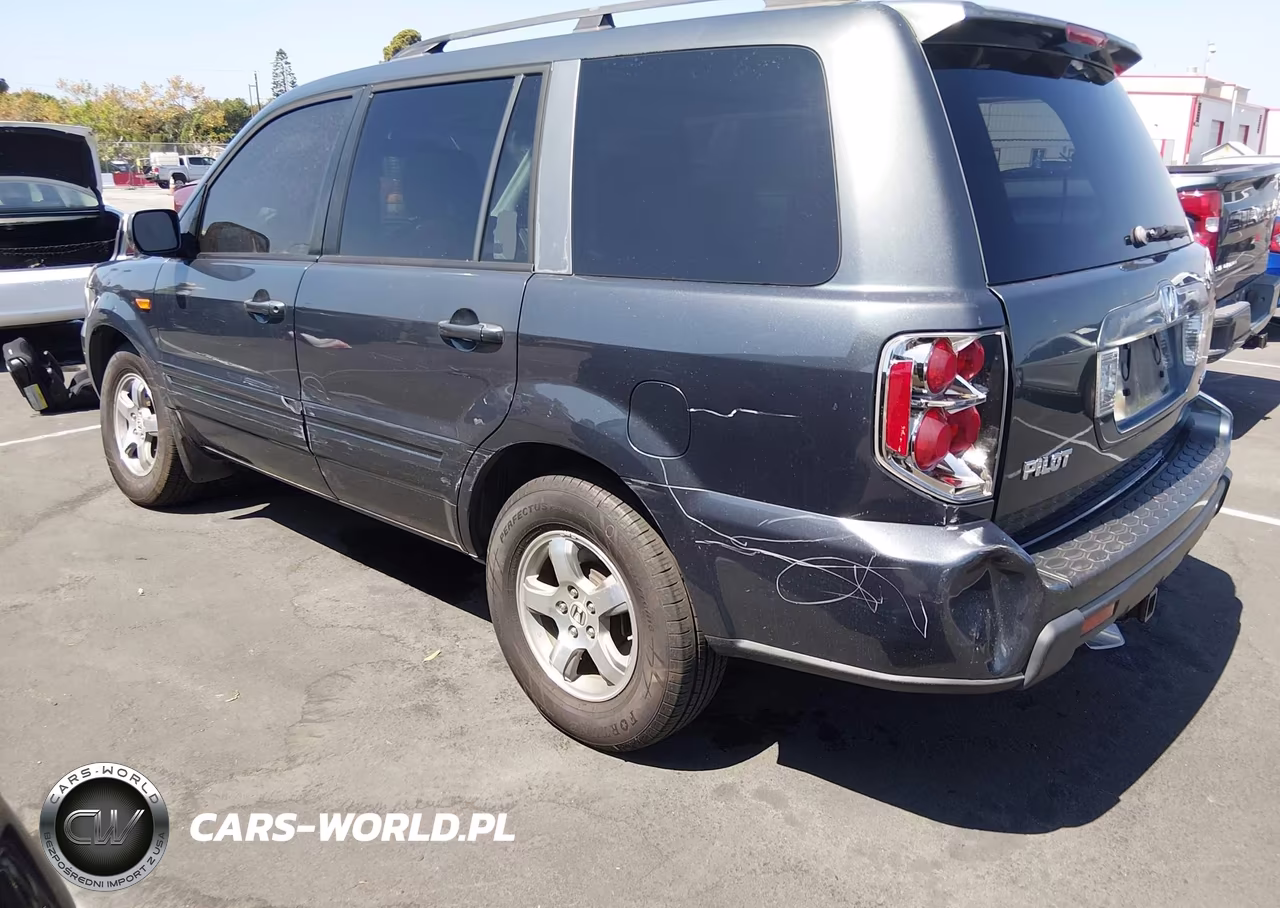 2006 Honda Pilot Ex-L VIN:2HKYF18636H551681 - 3