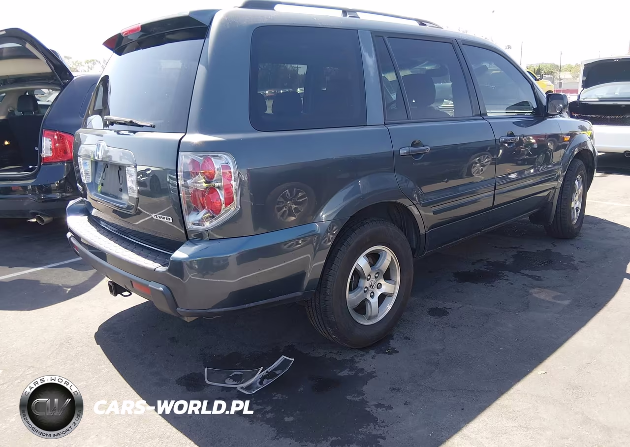 2006 Honda Pilot Ex-L VIN:2HKYF18636H551681 - 4