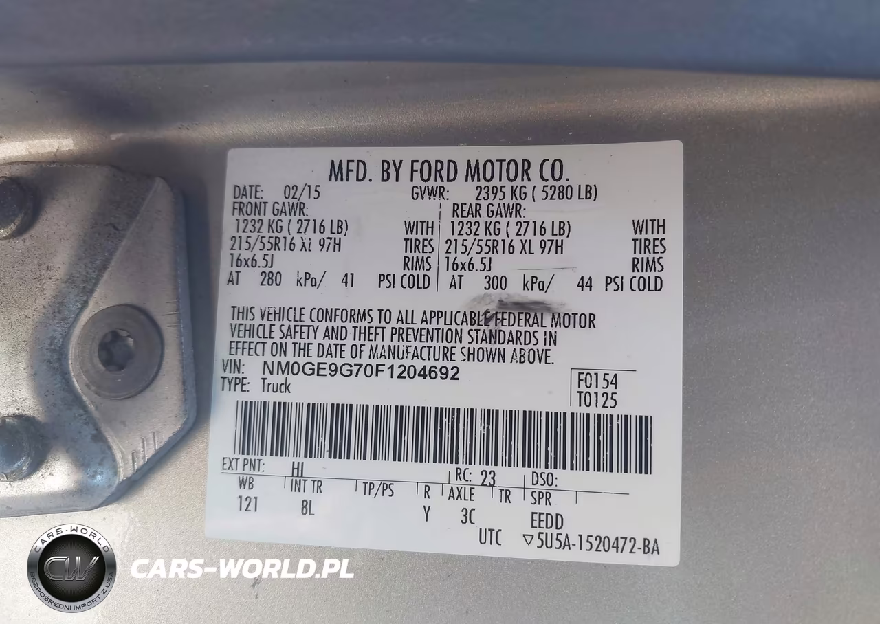2015 Ford Transit Connect Titanium VIN:NM0GE9G70F1204692 - 9