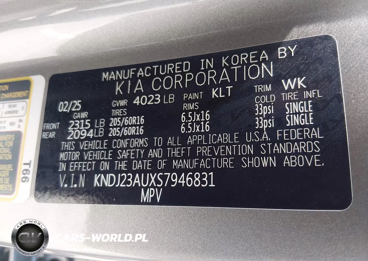 2025 Kia Soul Lx VIN:KNDJ23AUXS7946831 - 9