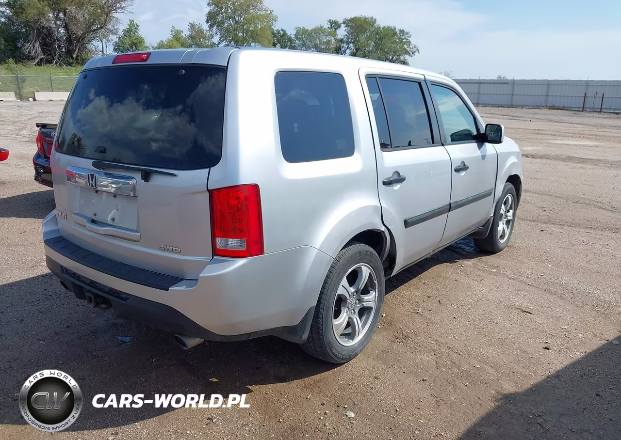 2012 Honda Pilot Ex-L VIN:5FNYF4H63CB043951 - 4