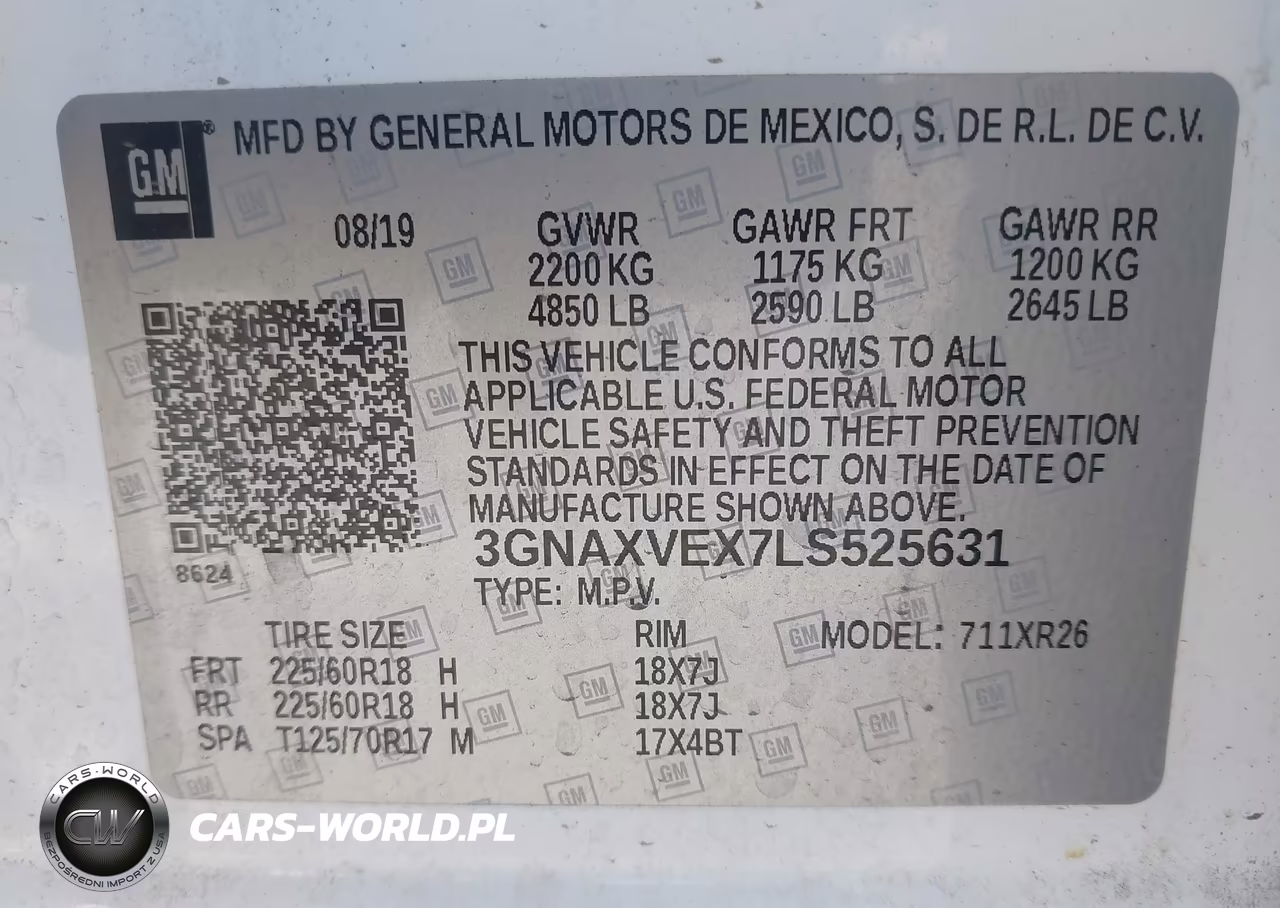 2020 Chevrolet Equinox Awd Lt 2.0L Turbo VIN:3GNAXVEX7LS525631 - 9