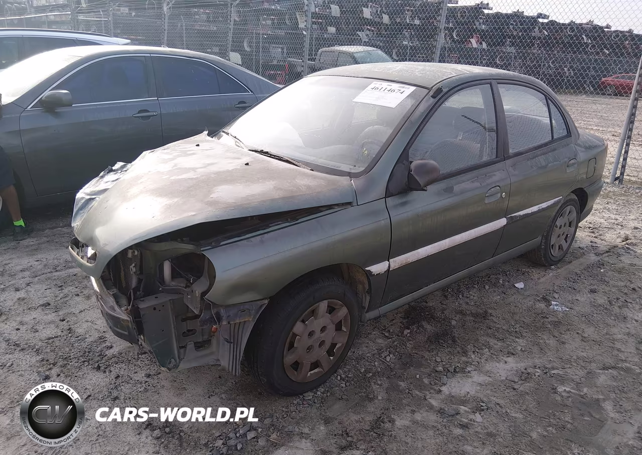 2002 Kia Rio VIN:KNADC123926173339 - 2