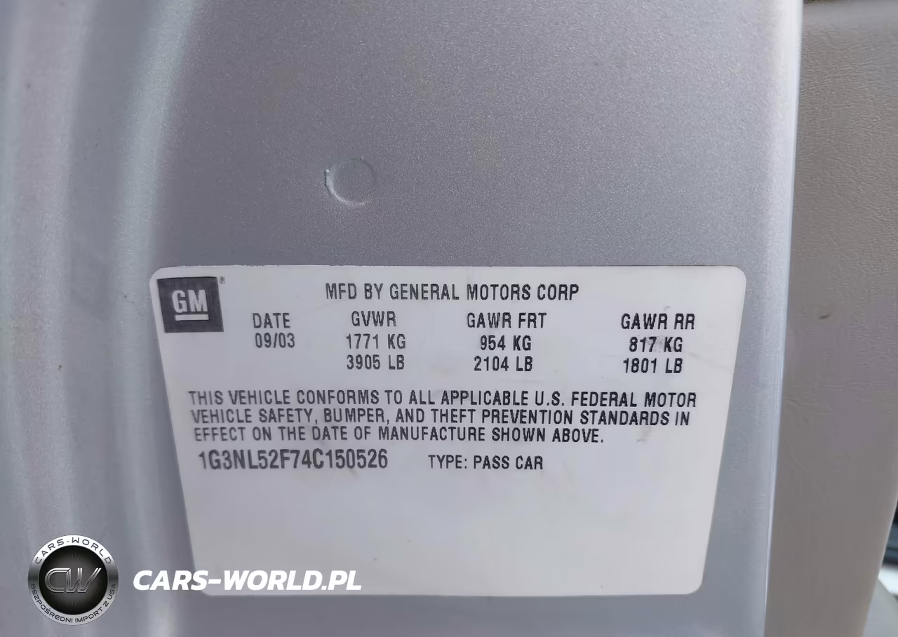 2004 Oldsmobile Alero Gl1 VIN:1G3NL52F74C150526 - 9
