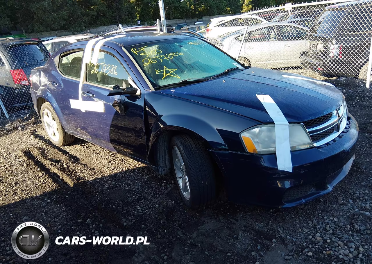 2013 Dodge Avenger Se VIN:1C3CDZAB1DN708440 - 1