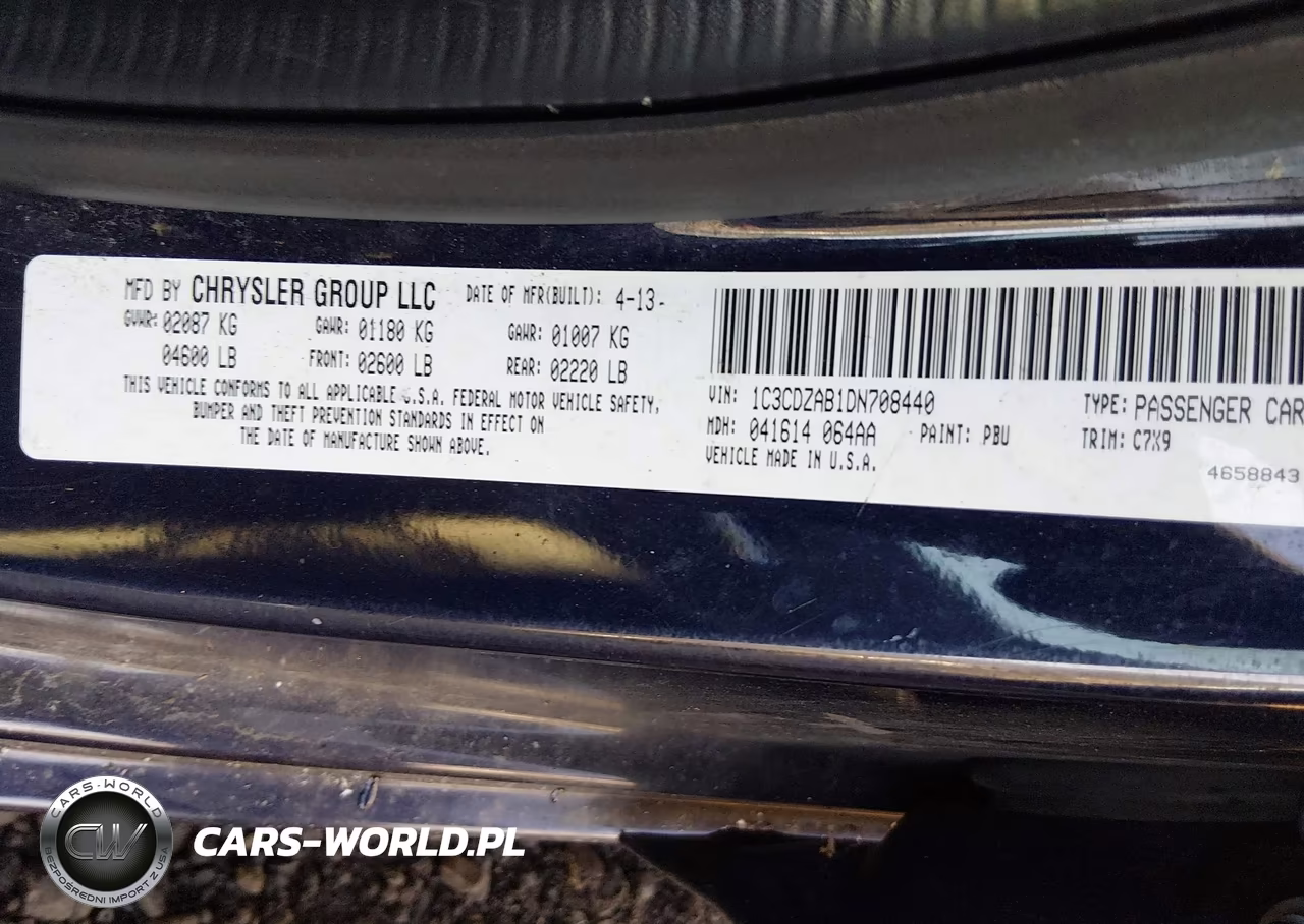2013 Dodge Avenger Se VIN:1C3CDZAB1DN708440 - 9