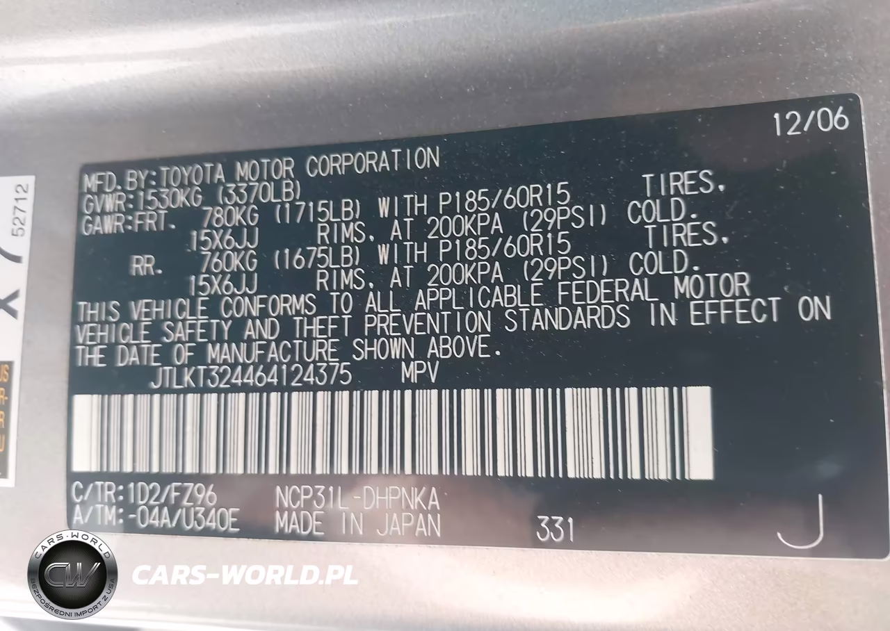 2006 Scion Xb VIN:JTLKT324464124375 - 9