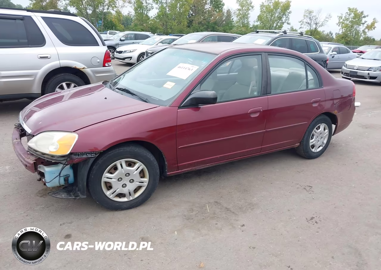 2002 Honda Civic Lx VIN:1HGES16572L065018 - 2