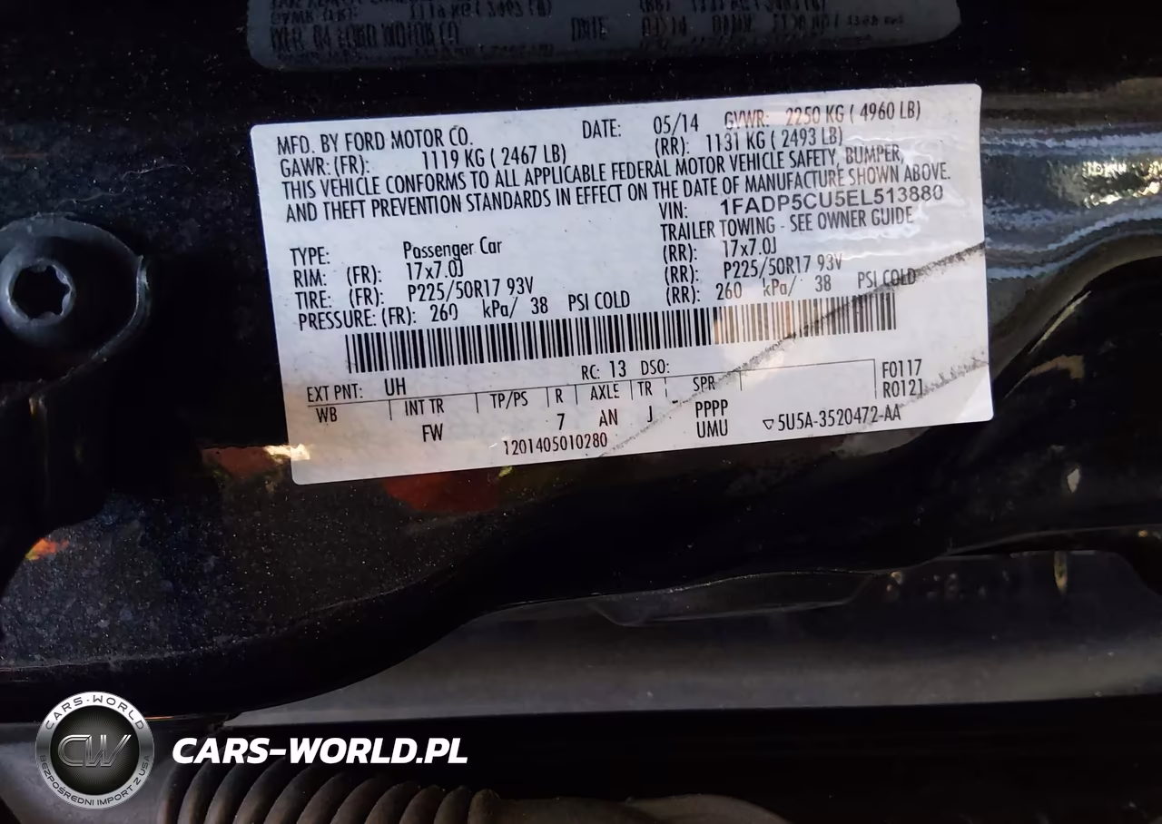 2014 Ford C-Max Energi Sel VIN:1FADP5CU5EL513880 - 9