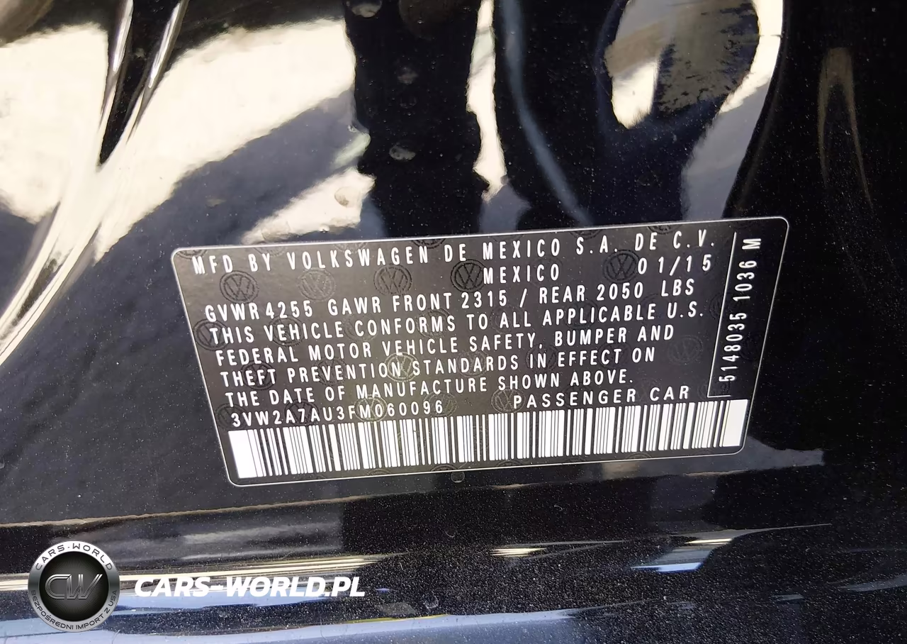 2015 Volkswagen Golf Tdi Sel 4-Door VIN:3VW2A7AU3FM060096 - 9