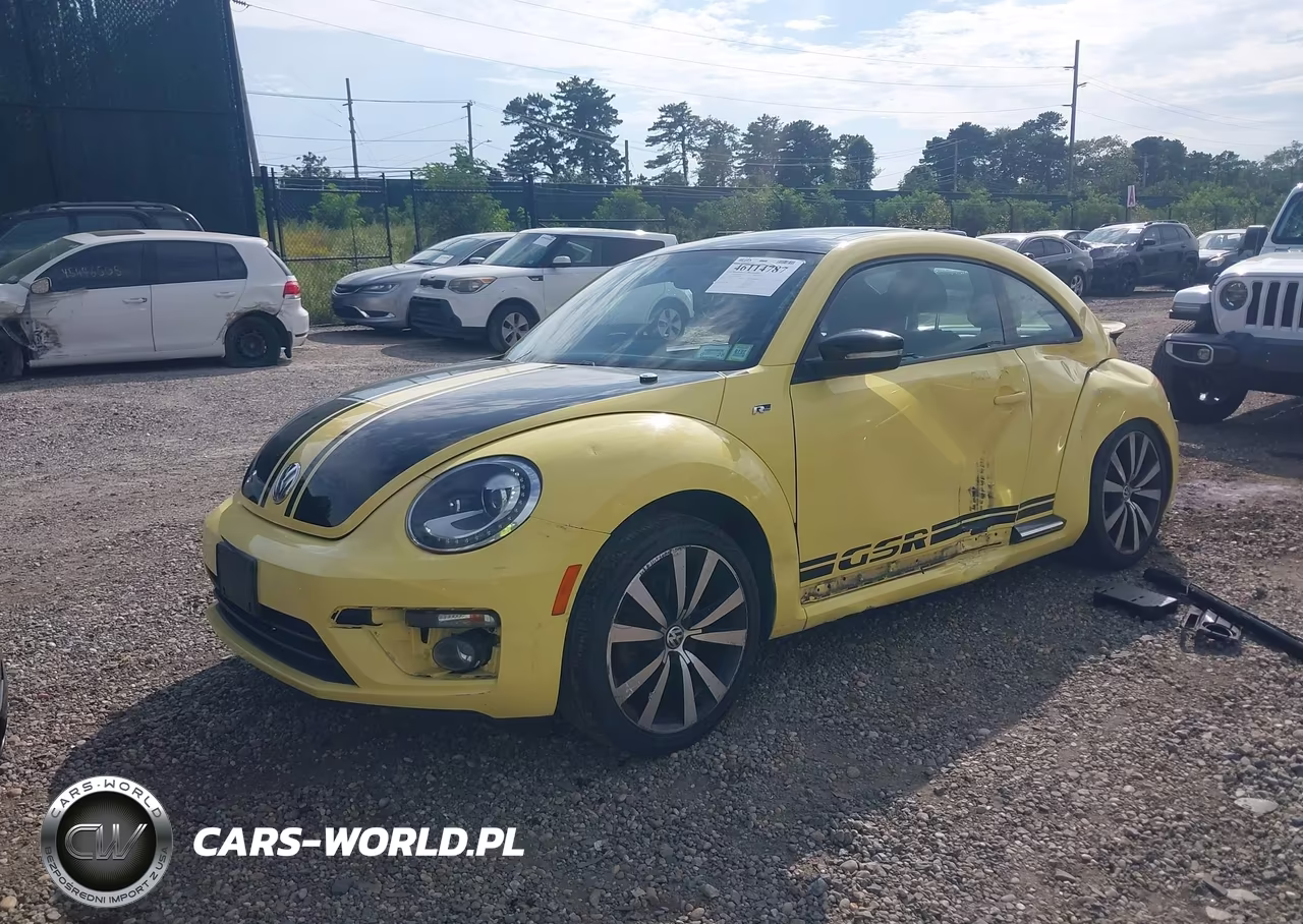 2014 Volkswagen Beetle 2.0T Gsr VIN:3VWVT7ATXEM624002 - 2