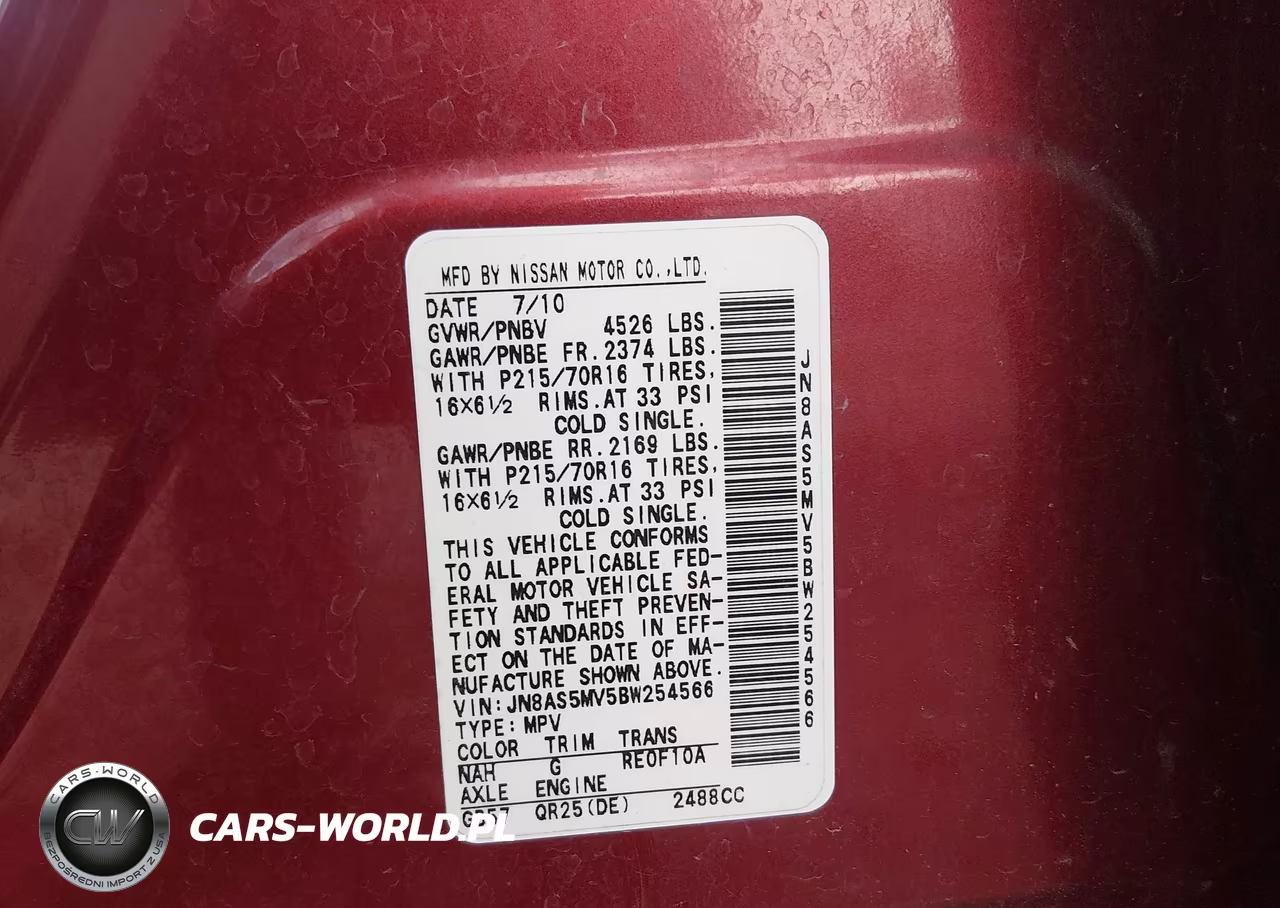 2011 Nissan Rogue S VIN:JN8AS5MV5BW254566 - 9