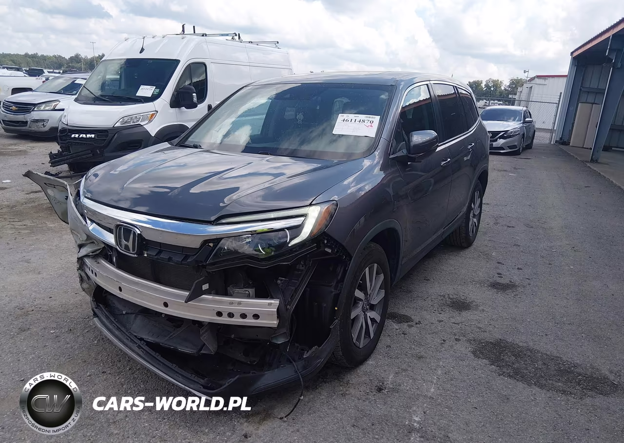 2021 Honda Pilot 2Wd Ex-L VIN:5FNYF5H59MB021516 - 2