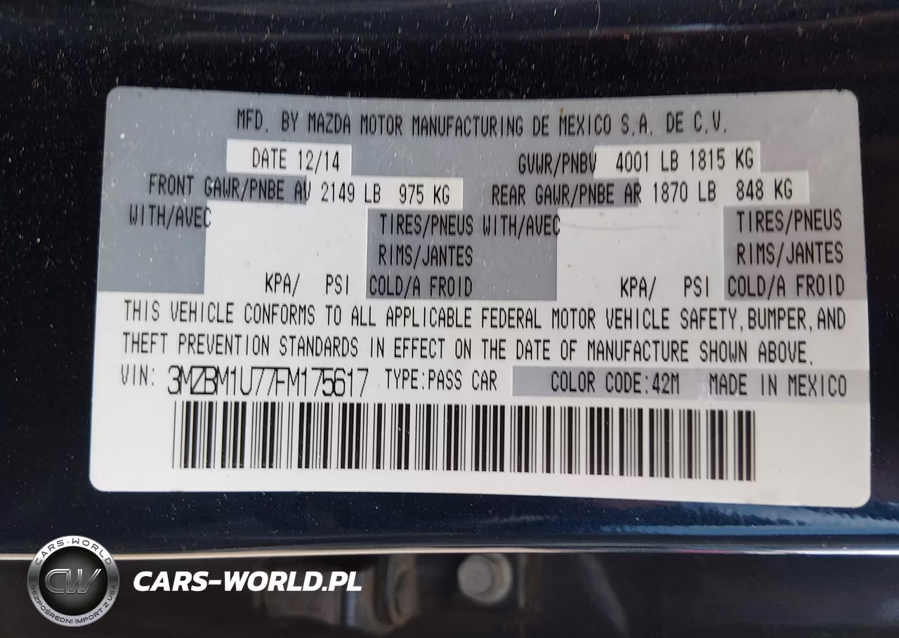2015 Mazda Mazda3 I Sport VIN:3MZBM1U77FM175617 - 9